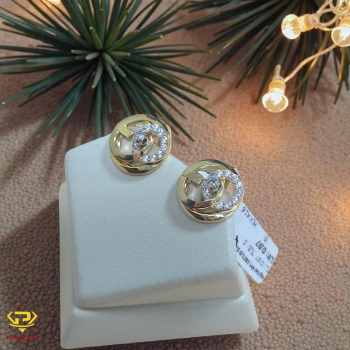 Bông tai vàng màu (mã 112612)